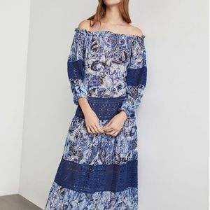 NWT Bcbgmaxazria Ellie Paisley-Print Gown
